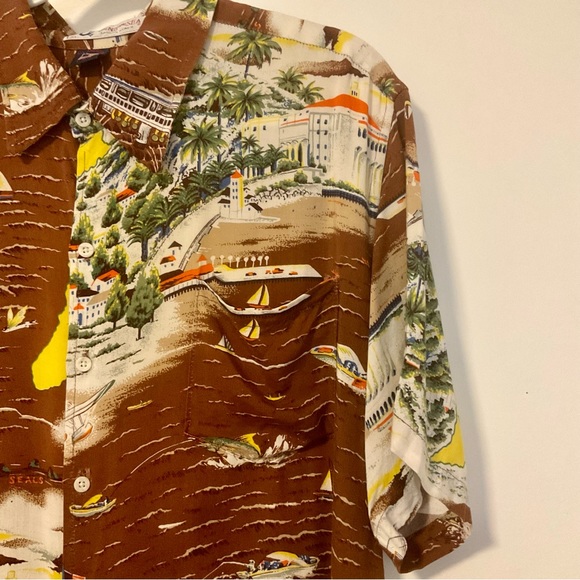 Vintage Wind And Sea Laguna Beach Hawaiian Shirt Size XL - Picture 7 of 12